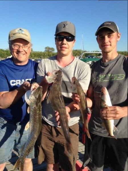 Excellent Fishing on Lake Diefenbaker